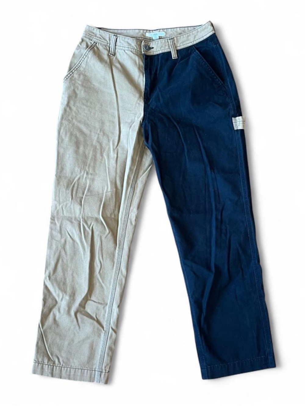 Vans Two-Tone Black and Tan Chino Pants